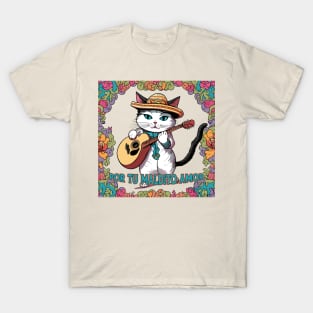 Mariachi Cat Sings T-Shirt